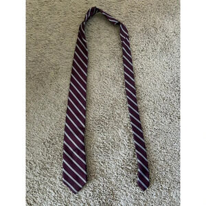 Michael Kors burgundy white tie
